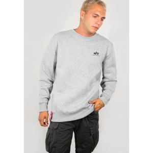 188307-17-sudore-alpha-industries-basic-small-logo-grigio-screziato