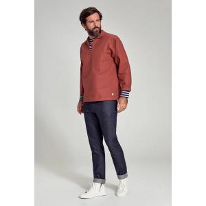 76840-638-giacca-camicia-heritage-armor-lux-guilvinec-marrone-ruggine
