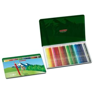 147038-astuccio-in-metallo-con-36-matite-colorate-per-bambini-alpino-multicolore-15x15x1-cm