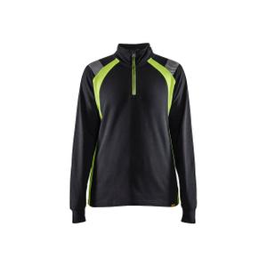340311589933-3403-felpa-con-cappuccio-da-donna-blaklader-nero-giallo-fluo
