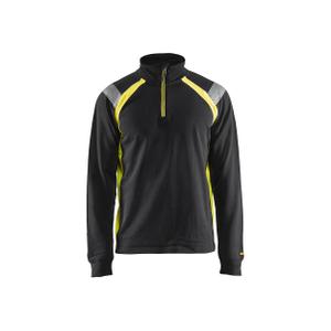 343211589933-3432-dettagli-della-felpa-con-scollo-a-camion-blaklader-nero-giallo-fluo