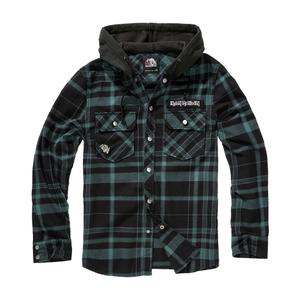 61048-77-camicia-a-quadri-con-cappuccio-brandit-iron-maiden-eddy-nero-verde
