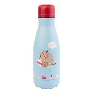 8435497280062-bottiglia-in-acciaio-inox-per-bambini-erik-pusheen-purrfect-love-blu-20x6-7-cm