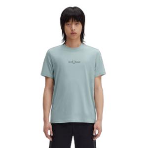 fpm4580-x06-t-shirt-ricamata-fred-perry-blu-argento