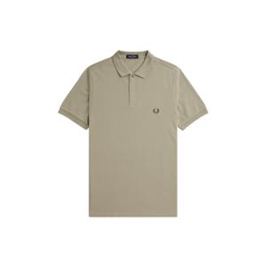 fpm6000-u84-polo-fred-perry-plain-grigio-caldo-mattone-carrington-road
