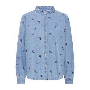 20124169-900000381-camicia-da-donna-ichi-archer-denim-emb-light-blue