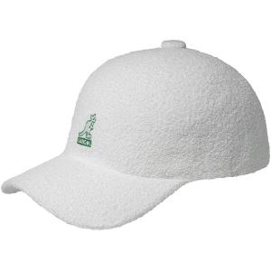 k3498-wh103-cappellino-baseball-kangol-bermuda-elastic-bianco