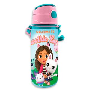 8435507876629-borraccia-di-alluminio-da-bambina-kids-licensing-gabbys-dollhouse-turchese-600-ml