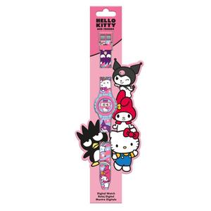 8435507891592-orologio-per-bambini-kids-licensing-hello-kitty-and-friends-rosa-blu-9-5x2x24-cm