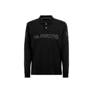 xmp306-js005-09999-polo-a-maniche-lunghe-la-martina-nero