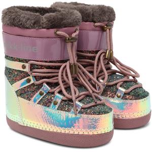 70003-rose-brown-stivali-invernali-glitterati-per-bambini-mikk-line-marrone-rosa