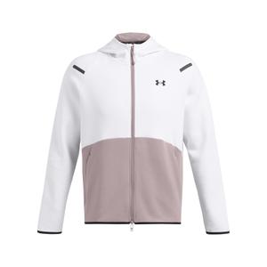 1389352-015-felpa-con-cappuccio-completamente-zipata-under-armour-unstoppable-fleece-grigio-tetra-nero-bianco