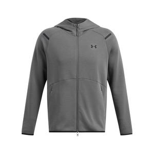 1389352-025-felpa-con-cappuccio-completamente-zipata-under-armour-unstoppable-fleece-castano-nero