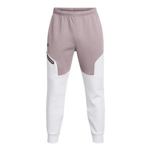 1389353-015-pantaloni-running-under-armour-unstoppable-fleece-grigio-tetra-nero-bianco