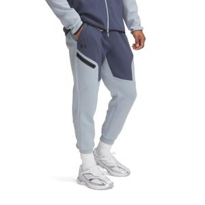1389353-044-pantaloni-running-under-armour-unstoppable-fleece-grigio-scuro-nero-blu-porto