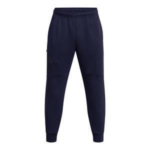1389353-410-pantaloni-running-under-armour-unstoppable-fleece-blu-marino-nero