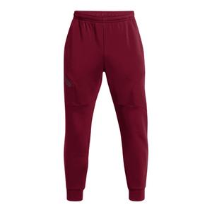 1389353-625-pantaloni-running-under-armour-unstoppable-fleece-bordeaux-nero
